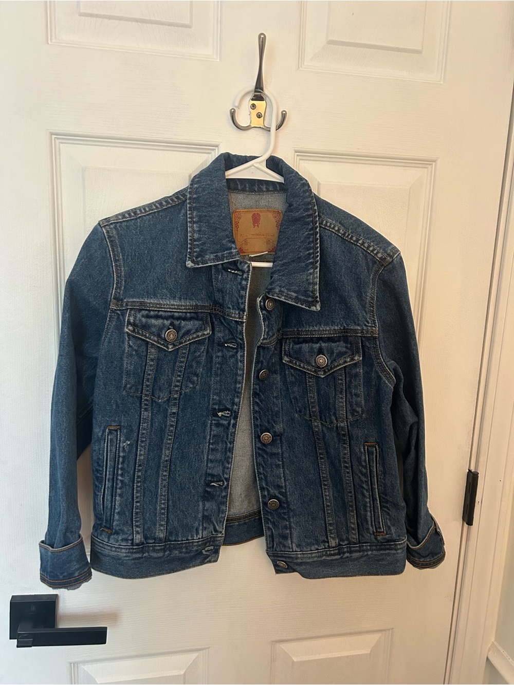 Abercrombie & Fitch Kids Dark Blue Denim Jean Jacket